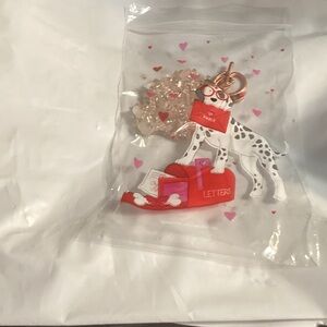 Playful Dalmatian packaged Pink and White Accents Bracelet